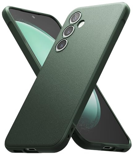 Ringke Onyx [Fester Griff] Kompatibel mit Samsung Galaxy S23 FE Hülle, rutschfeste Anti-Fingerabdruck Stoßfeste Kratzfeste TPU Schutzhülle - Dark Green