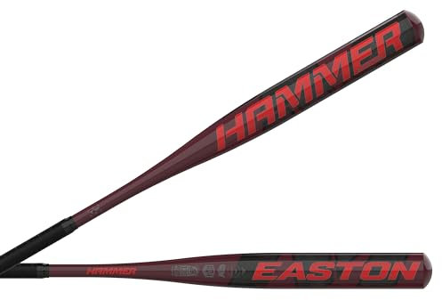 Easton Hammer, Slowpitch-Mazza da Softball Unisex, Rosso, 34 / 28 oz