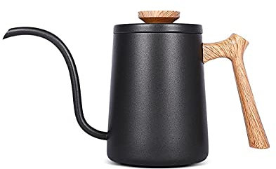 Cafetera Tetera De Café Cafetera De Goteo De Acero Inoxidable Tetera De Goteo Expresso De 600 Ml Mango Largo Cuello De Cisne Tetera De Goteo Cafetera Tetera Cafetera