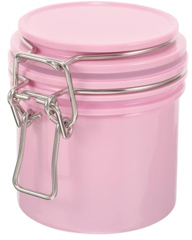 PLAFOPE Eyelash Glue Storage Tank 200ml Leak Proof Lash Adhesive Container Pink Eyelash Glue Holder for Grafting