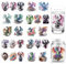 arricraft 10 Stück Drachen UV DTF Cup Wrap Transferaufkleber 10 Stile Transferpapier Mit Fliegenden Tieren Zum Aufreiben PVC Cup Wrap Wasserfeste Abziehbilder Für Schreibtisch Tassen Glas