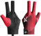 Wnddle Billard Handschuh, Billard Handschuh Links, Snooker Handschuhe, Billiard Pool Cue Gloves, Verstellbare Poolhandschuhe, rutschfeste Poolhandschuhe, Geeignet für Snooker, Pool-Spiele (Red)