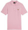 Lyle & Scott Mens Short Sleeve Polo Shirt Pink Light X574 XL