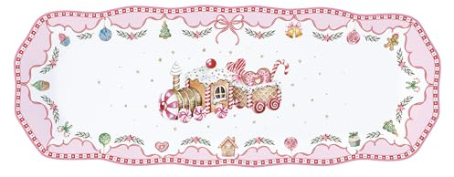 Easy Life SWEC1482 - Sweet Christmas Teller, 37 x 14 cm, rechteckig