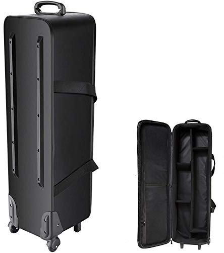 LENCARTA Large Photography Roller Bag | 40x11.8x11.8 / 102x30x30cm Travel Luggage Photography Bag with Caster Wheels for Studio Equipment, Video, Flash, Light Stand Tripod Bag, Softboxes, Umbrellas