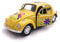 H-Customs Love Peace Käfer Modellauto Auto Lizenzprodukt 1:34-1:39 gelb