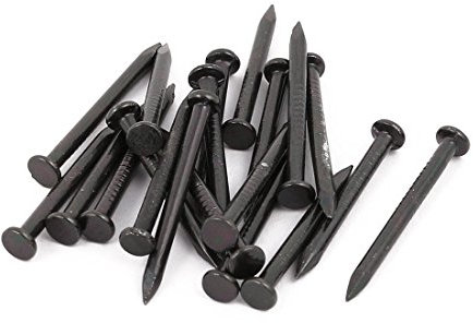 Aexit 2mm x 25 mm in acciaio al carbonio punta cemento cemento chiodo ner-o 20 pz ID: 433708