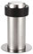 sourcing map Door Stopper Cylindrical Floor Mount Stop Brushed Stainless Steel 80mm Height