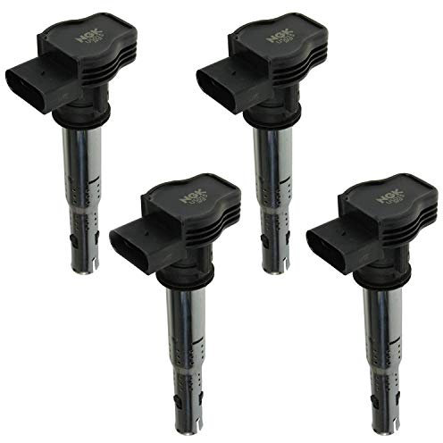 NGK U5015-4 (49173) Coil-On-Plug Ignition Coil, Pack of 4