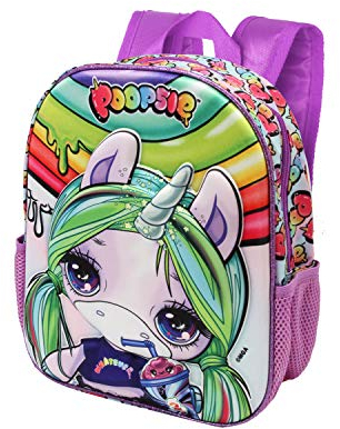 KARACTERMANIA Poopsie Slime Surprise Regenbogen-3D Rucksack (Klein), S, Multicolour