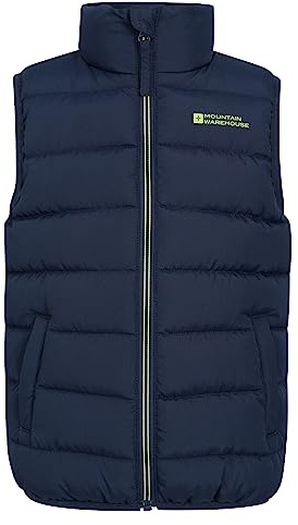 Mountain Warehouse Rocko Kinder Steppweste Dunkel Blau 152