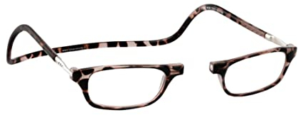 CliC Eyewear - Lesebrille - Mit flexiblen Magneten - Original CLIC CLASSIC - Lesebrille für Damen und Herren (3.5, Tortoise)