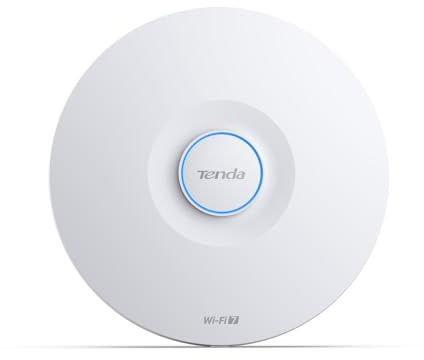 Tenda I36 BE5010 Wi-Fi 7 Dual-Band Wireless Access Point, 2.5G PoE+ Port | Gigabit LAN Port, Ceiling and Wall Mount, Seamless Roaming, MU-MIMO, OFDMA, Multiple SSID