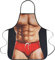 XingDerK Delantal Divertido de Cocina Impermeable para Hombre Mujer Delantales para Restaurante Barbacoa Cocinar Hornear (Bañador Hombre Rojo)