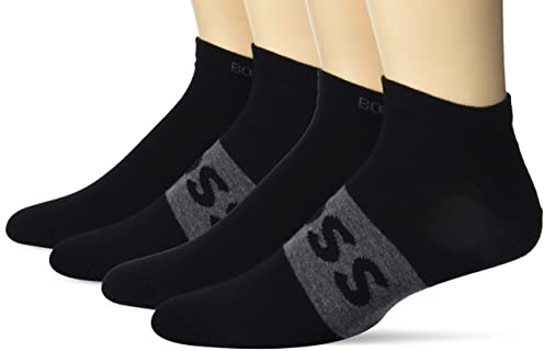 BOSS Men's 2 Pack Big Logo Ankle Socks