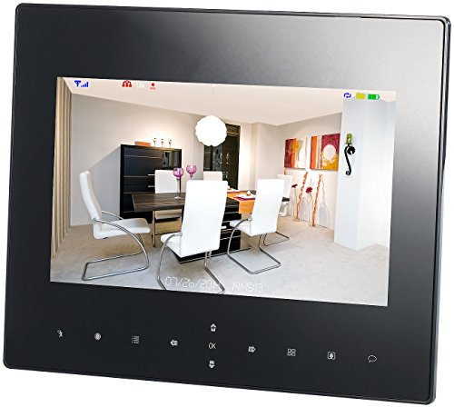 VisorTech Zubehör zu Kamera mit Monitor: Überwachungsmonitor DSC-720.mc mit SD-Recording, IP(Versandrückläufer) (Monitor für IP Kamera, Überwachungskamera, Bildschirm für Kameraüberwachung)