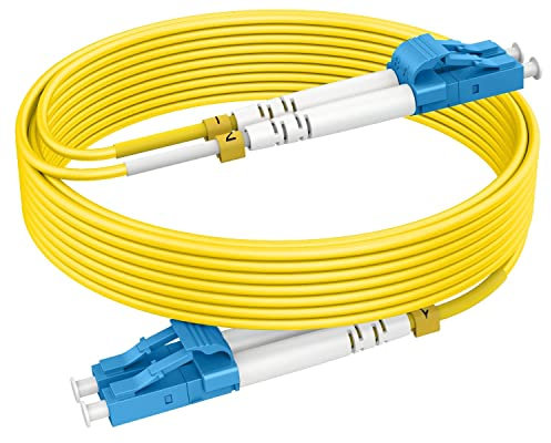 RamboCables 6ft(2m) LC LC OS2 Fiber Patch Cables Single Mode, Options 1ft~200ft, Fiber Optic Cable Duplex, 10G SMF LSZH 9/125μm OD 2.0mm