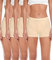wirarpa Damen Baumwolle Boxershorts Panties Unterhosen Radlerhose unter Kleid mit Baumwoll Schritt 4er Pack Beige Größe L