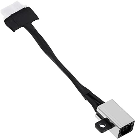ECSiNG DC Power Jack Ladebuchse Ladeanschlusskabel Kompatibel mit Dell Latitude 3510 Inspiron 14 5402 Laptop Komponenten Ersatzteile 7cm