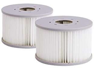 Vente-unique Mspa-Lot de 2 filtres à Cartouches pour Spa Semi-Rigide MSPA