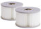 Vente-unique Mspa-Lot de 2 filtres à Cartouches pour Spa Semi-Rigide MSPA