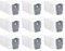 Odashen 9 bolsas de polvo desechables para Roborock Q Revo, para robot aspirador Roborock P10, piezas de repuesto, bolsas de polvo de gran capacidad de 2.7 L