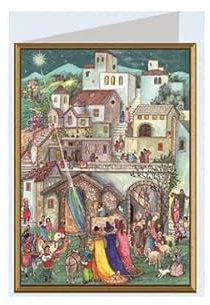 99730 - Mini-Adventskalender Karte- Stern von Bethlehem