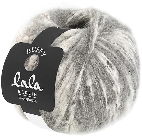 Lana Grossa Buffy (Lala Berlin) 11 - Grau/Rohweiß