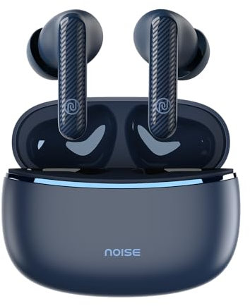 Noise Aura Buds - Auriculares intrauditivos verdaderamente inalámbricos con 60 Horas de Tiempo de reproducción, micrófono cuádruple con ENC, emparejamiento de Dispositivos duales, Instacharge (10