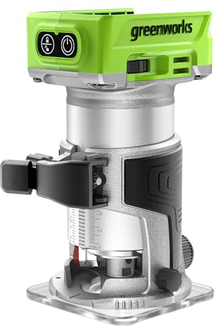Greenworks 24V Brushless Compact Router, Tool-Only (Battery and Charger Sold Separately)