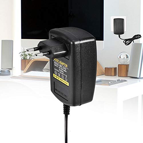 Topiky Adaptateur Secteur Universel, AC100-240V à CC 24V Adaptateur Secteur 1A avec Cordon d'alimentation Chargeur Mural 5.5 * 2.1mm Conforme aux Normes Mondiales (Réglementation