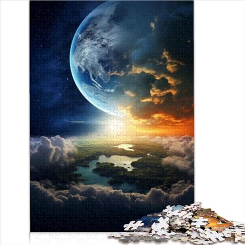 Waldstern-Puzzle für Erwachsene, lustiges Puzzle für Erwachsene, 1000-teiliges Holzpuzzle, Puzzle für Erwachsene, Lernspiel, Herausforderungsspielzeug (50 x 75 cm)