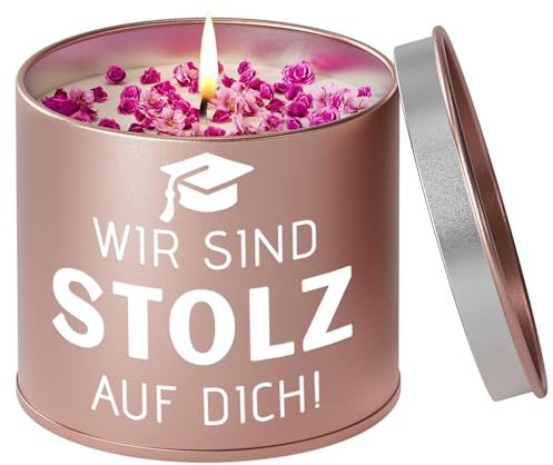Abi 2024 Geschenk, Duftkerzen in Metalldosen Schulabschluss Geschenk, Abitur Geschenke, Geschenke für Freundin Tochter Klassenkamerad zum Schulabschluss, Geschenke Zum Abitur
