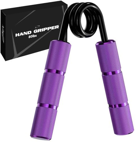 LISTHEN Handgripper per Rinforzo Presa Dita, Gripper per Ginnastica Mani e Polsi, Stringimano ideali per Braccio di Ferro, Fitness e Calisthenics, Arrampicata e Sollevamento Pesi (50 Libbre)