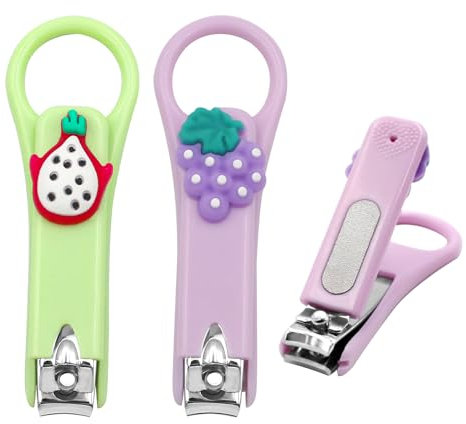 Nail Clippers Set, Kids Nail Clipper, 2 Pieces Nail Clippers, Manicure Sets Stainless Steel Nail Clippers Pedicure Kit Grooming Tools Nail Cutter for Women,Men,Children