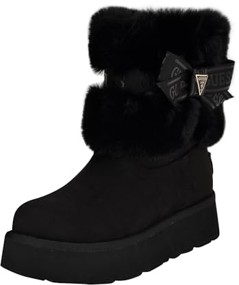 Guess Stivaletti Denla Donna, Nero 001., 37.5 EU