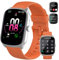 Smart Watch for Men Women, 1.95 Curved Screen Smartwatch with Heart Rate Sleep Monitor, Fitness Watch with 110+ Sports Modes, IP68 Waterproof Fitness Tracker for iOS/Android, Bright Orange