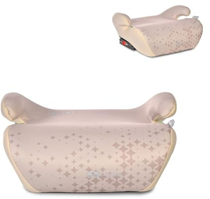 Lorelli Kindersitz Cosmos i-Size (125-150cm) Isofix, Bezug abnehmbar, Armlehne beige
