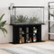 Xichuzi Aquariumständer Schwarz 120x40x60 cm Holzwerkstoff, Aquarium Unterschrank, Aquarium Schrank, Aquariumschrank, Aquarium Tisch, Aquarium Stands