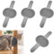 Katzen Massagegerät, 4 Stück Kätzchen Selbst Pflege Massage Bürste, Werkzeug Katze Toys, Selbstreinigende Katzenbürste, Unterstützung für Türen Tisch Wände