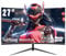 CRUA 27'' Curved Gaming Monitor, FHD 1080P, 200Hz, 1ms GTG, 1800R Curvature, FreeSync, Low Motion Blur, Eye Protection, VESA Mount, HDMI & DP, Black