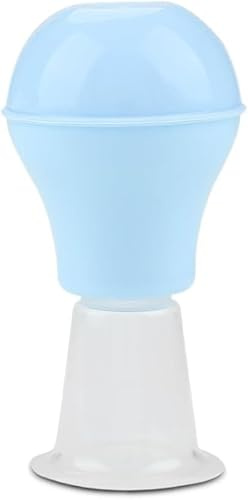 Blue Nipple Corrector, Silicone Nipple Enlargement Suction Enlarger Sucker Corrector for Women Breastfeeding Inverted Flat Nipples Aspirator Puller Health Care Breast Shells Bottle Feeding