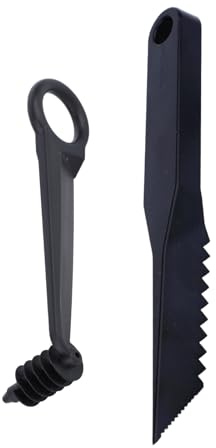 lasuroa Kitchen Spiral Cutter and V-Shaped Tools, Spiral Potato Slicer Knife Vegetable Spiralizer Manual Screw Peelers Kitchen Gadgets for Fruit Cucumber Potato Carrot