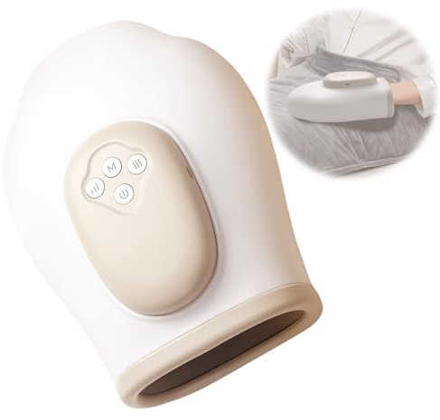 Elektrische Handmassagegeräte, Kabelloses Handmassagegerät mit Wärme und Kompression Relief, Electric Hand Massager mit 3 Modi & 3 Temperaturen, Finger Massagegerät Geschenke