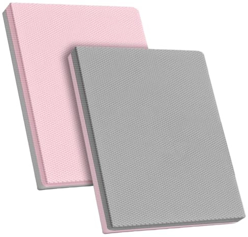 Balance Pad 2er-Set, 40x33cm Gleichgewichtskissen, 5cm Dicke Rutschfeste Balance-Kissen für Gleichgewichts- und Stabilitätstraining, Trainingspad für Physiotherapie,Fitness,Yoga,Pilates