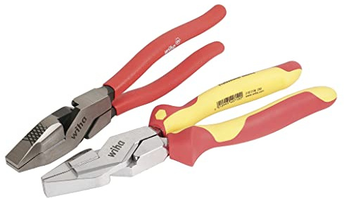 Wiha 32833 24,1 cm hohe Hebelwirkung, NE Industrie-Lineman-Zange, Doppelpack
