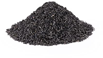 Fish Tank Gravel Aquarium Natural Substrate Perfect for Plants Growth (30kg, Dark Grey 1-3mm)