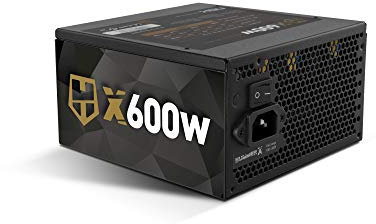 NOX XTREME PRODUCTS Hummer X 600W 80 Plus Bronze - NXHUMMERX600WBZ - Fuente de Alimentación (600 W), Color Negro