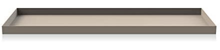Cooee Design Tablett aus Edelstahl in der Farbe Sand, Maße: 50cm x 18cm x 2cm, HI-008-SA