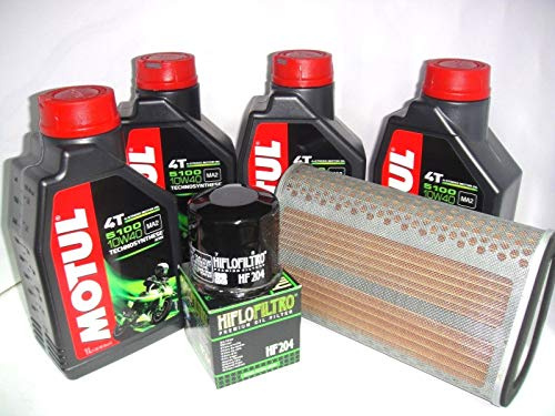 TAGLIANDO 5100 10W40 FILTRO OLIO ARIA HORNET 600 2007 2008 2009 2010